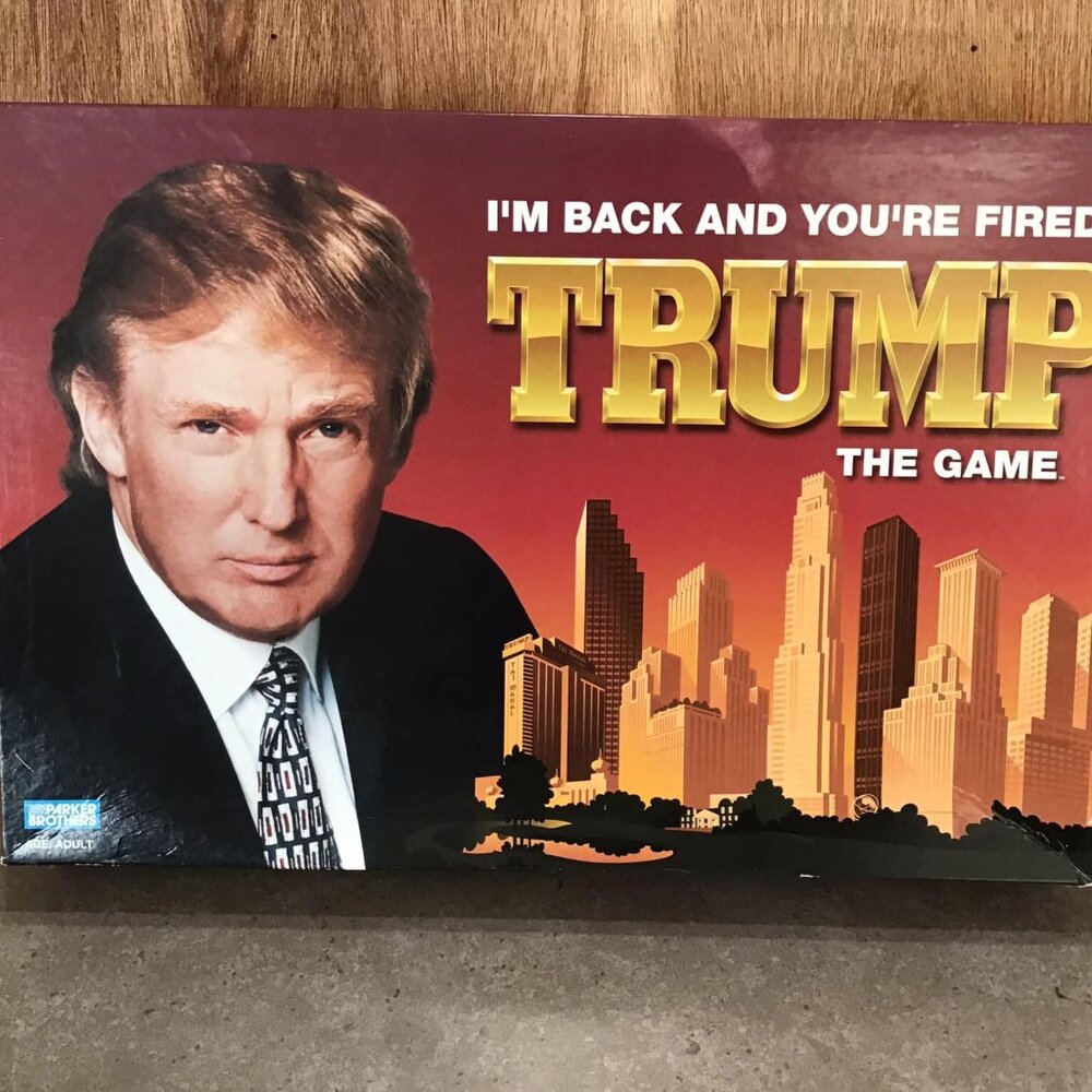 Donald Trump Board Game- Parker Brothers Game